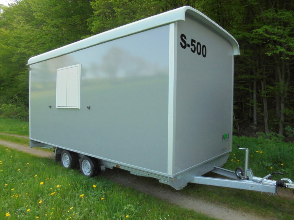 Brouwer Bauwagen STBK-500 Seitenansicht